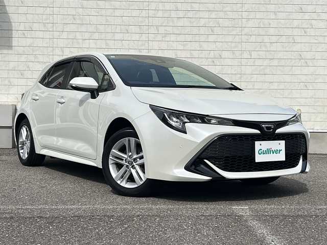 トヨタ カローラ スポーツ G 福島県 2018(平30)年 4.8万km ホワイトパールクリスタルシャイン 4WD 寒冷地仕様 純正ナビ フルセグTV Bluetooth バックカメラ 衝突軽減ブレーキ オートクルーズ シートヒーター ETC パドルシフト オートハイビーム ドライブレコーダー スマートキー
