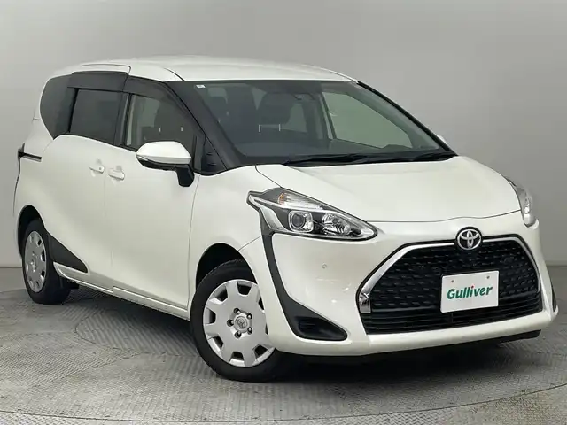 トヨタ シエンタ G 道央・札幌 2018(平30)年 7.8万km ホワイトパールクリスタルシャイン ・４WD/・トヨタセーフティセンス/・プリクラッシュセーフティ/・レーンキープアシスト/・オートハイビーム/・先行車発進告知/・社外メモリナビ/・ワンセグTV/・Bluetooth/・CD・DVD再生/・アラウンドビューモニター/・ETC/・両側パワースライドドア/・ドアロック連動ミラー/・ステアリングスイッチ/・横滑り防止装置/・スマートキー/・プッシュスタート/・オートエアコン/・社外AW付スタッドレスタイヤ積込185/60R15