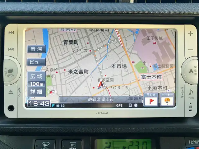 トヨタ アクア G 静岡県 2013(平25)年 5.8万km コバルトブルーメタリック 純正ナビ（CD/BT/フルセグ）/バックカメラ/ドライブレコーダー/ETC/パワーステアリング/パワーウィンドウ/リモコンキー/オートエアコン/純正フロアマット/純正アルミホイール/布シート/ABS/横滑り防止装置/ハロゲンライト/Wエアバッグ