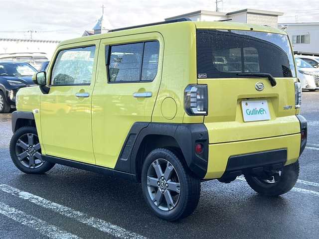 ダイハツ タフト G ターボ 秋田県 2020(令2)年 6.7万km レモンスカッシュクリスタルM 純正メモリナビ/純正BT、CD、DVD、TV/純正15インチAW/前後コーナーセンサー/４WD/スペアキー/保証書、取説