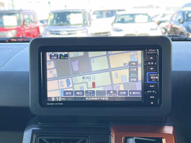 ダイハツ タフト G ターボ 秋田県 2020(令2)年 6.7万km レモンスカッシュクリスタルM 純正メモリナビ/純正BT、CD、DVD、TV/純正15インチAW/前後コーナーセンサー/４WD/スペアキー/保証書、取説