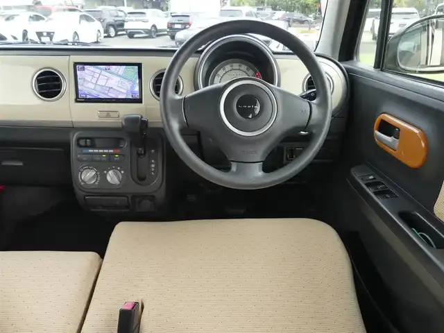 スズキ ラパン G 千葉県 2012(平24)年 6万km ミルクティーベージュメタリック 社外SDナビ/地デジTV/【DVD/CD再生機能　Bluetooth接続】/ETC/携帯リモコン