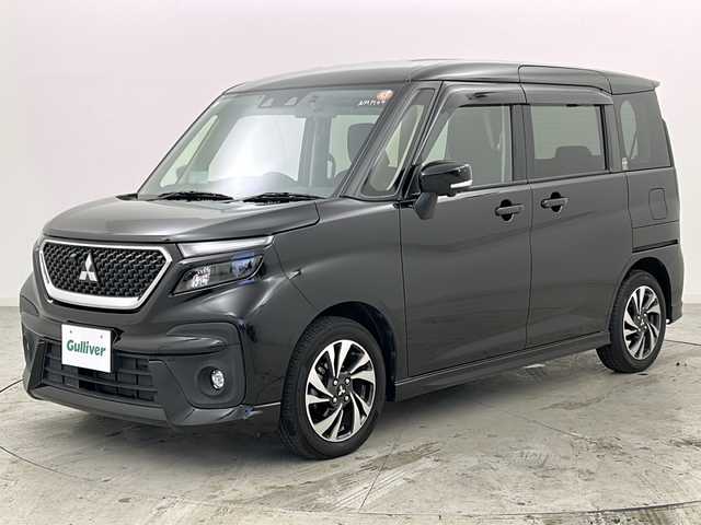 三菱 デリカＤ：２ カスタムハイブリッドMV全方位カメラパッケージ 宮城県 2021(令3)年 4.1万km スーパーブラックP 禁煙車/ヘッドアップディスプレイ/e-Assist/・衝突被害軽減ブレーキシステム/・車線逸脱警報システム/・オートマチックハイビーム/アダプティブクルーズコントロール/全周囲カメラ/純正10インチSDナビ/・BT/CD/DVD/SD/HDMI/USB/フルセグTV/両側パワースライドドア/前席シートヒーター/前後ドライブレコーダー/ビルトインETC/革巻きステアリング/ステアリングスイッチ/プッシュスタート/スマートキー/LEDヘッドライト/LEDフォグランプ/純正15インチアルミホイール/純正フロアマット/純正ドアバイザー/後席ロールサンシェード/バックシートテーブル/アイドリングストップ/横滑り防止装置