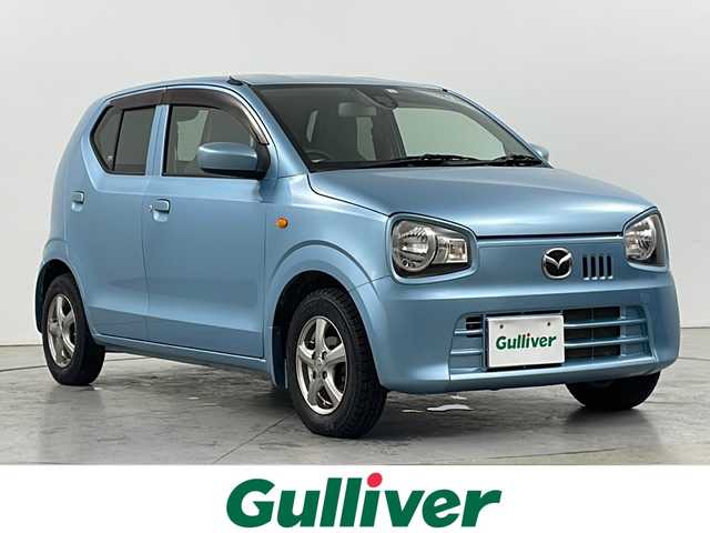 マツダ キャロル GS 道央・札幌 2015(平27)年 2.5万km フィズブルーパールM ・４WD/・デュアルセンサーブレーキサポート/・横滑り防止装置/・純正ナビ（GCX514）/・Bluetooth/CD/DVD/・USB/ワンセグTV/・シートヒーター運転席/助手席/・リモコンキー/・スペアキー１本/・盗難防止装置/・ABS/・ETC/・アイドリングストップ/・Wエアバッグ/・積込サマータイヤ