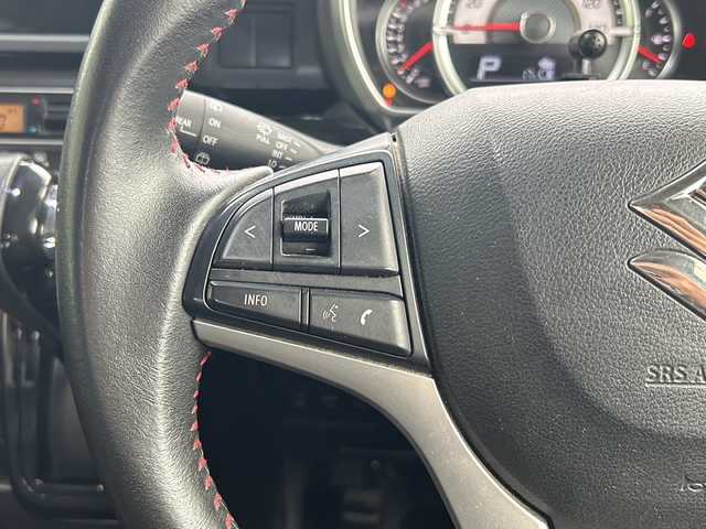 スズキ スペーシア カスタム HYBRID XS 鳥取県 2019(平31)年 4.7万km ブルーイッシュブラックパール3 社外メモリナビ（AM・FM・ワンセグ・Bluetooth・CD・DVD）/ドライブレコーダー/ビルトインETC/バックカメラ/コーナーセンサー/衝突被害軽減ブレーキ/両側パワースライドドア/運転席シートヒーター/車線逸脱防止機能/アイドリングストップ/プッシュスタート/オートライト/横滑り防止機能