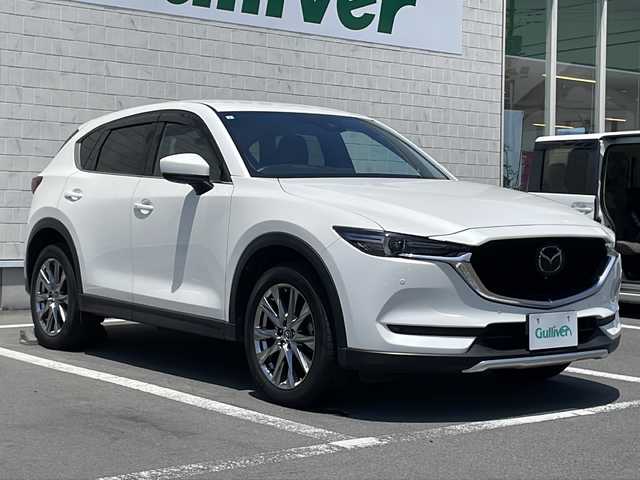 マツダ ＣＸ－５ XD エクスクルーシブモード 静岡県 2019(平31)年 6.6万km スノーフレイクホワイトパールマイカ 純正ナビ/地デジTV/純正CD/DVD/Bluetooth/バック/全周囲カメラ/レザーシート/シートヒーター/衝突軽減ブレーキ/レーダークルーズコントロール/ブラインドスポットモニター/デジタルインナーミラー/パワーゲート/純正19インチAW/LEDヘッドライト/スペアキ―
