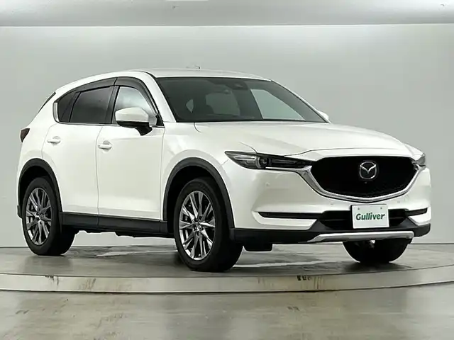 マツダ ＣＸ－５ XD エクスクルーシブモード 愛知県 2019(平31)年 6.6万km スノーフレイクホワイトパールマイカ 禁煙車/ディーゼル/ターボ/純正7インチナビ/（AM/FM/Bluetooth/フルセグTV/CD/DVD/USB)/全方位カメラ/BOSEサウンド/デジタルインナーミラー/i-ACTIVESENSE/・衝突軽減ブレーキ/・レーダークルーズコントロール/・クリアランスソナー/・ブラインドスポットモニター/・レーンキープアシスト/・オートマチックハイビーム/・誤発進抑制機能/ヘッドアップディスプレイ/ETC/本革シート/シートヒーター/シートベンチレーション/パワーシート/メモリシート/パワーバックドア/純正19インチアルミホイール/スマートキー/プッシュスタート/スペアキー有/LEDヘッドライト/オートライト/アイドリングストップ/横滑り防止装置/電子パーキングブレーキ/オートホールド