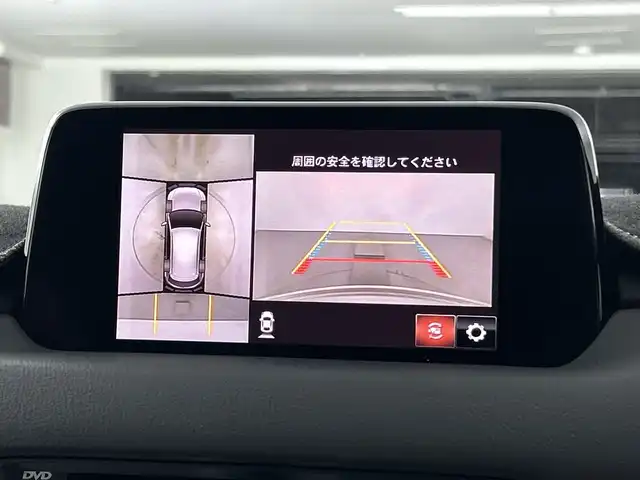 マツダ ＣＸ－５ XD エクスクルーシブモード 愛知県 2019(平31)年 6.6万km スノーフレイクホワイトパールマイカ 禁煙車/ディーゼル/ターボ/純正7インチナビ/（AM/FM/Bluetooth/フルセグTV/CD/DVD/USB)/全方位カメラ/BOSEサウンド/デジタルインナーミラー/i-ACTIVESENSE/・衝突軽減ブレーキ/・レーダークルーズコントロール/・クリアランスソナー/・ブラインドスポットモニター/・レーンキープアシスト/・オートマチックハイビーム/・誤発進抑制機能/ヘッドアップディスプレイ/ETC/本革シート/シートヒーター/シートベンチレーション/パワーシート/メモリシート/パワーバックドア/純正19インチアルミホイール/スマートキー/プッシュスタート/スペアキー有/LEDヘッドライト/オートライト/アイドリングストップ/横滑り防止装置/電子パーキングブレーキ/オートホールド