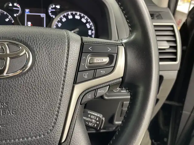 トヨタ ランドクルーザー プラド TX Lパッケージ 道央・札幌 2019(令1)年 5.6万km ブラック ・4WD /寒冷地仕様/・トヨタセーフティセンス/・プリクラッシュセーフティ/・レーダークルーズコントロール/・純正ナビ(NSZT-Y68T)　/・フルセグTV/BT/AM/FM/・サンルーフ/・ELFORDエアロ/・バックカメラ/・コーナーセンサー/・ワイパーデアイサー/・シートヒーター/ベンチレーション/・LEDヘッドライト/・ドライブレコーダー/・ETC/・冬タイヤAW積込/・ドアバイザー/・社外20インチAW/・純正エンジンスターター