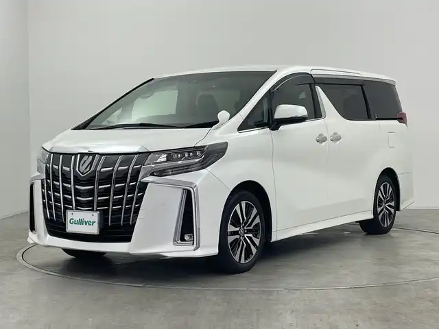 トヨタ アルファード S Cパッケージ 群馬県 2021(令3)年 3.9万km ホワイトパールクリスタルシャイン 純正１２．１型後席モニター　純正９型ナビ　衝突被害軽減ブレーキ　アダプティブクルーズコントロール　バックカメラ　両側電動スライドドア　シートヒーター　ドライブレコーダー　ＡＣ１００Ｖ　ＥＴＣ　禁煙車