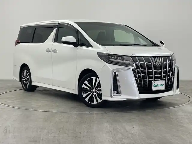 トヨタ アルファード S Cパッケージ 群馬県 2021(令3)年 3.9万km ホワイトパールクリスタルシャイン 純正１２．１型後席モニター　純正９型ナビ　衝突被害軽減ブレーキ　アダプティブクルーズコントロール　バックカメラ　両側電動スライドドア　シートヒーター　ドライブレコーダー　ＡＣ１００Ｖ　ＥＴＣ　禁煙車