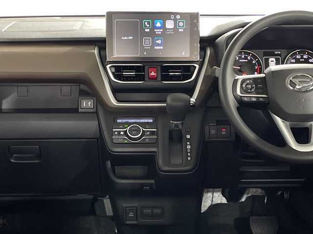 ダイハツ ムーヴ G 神奈川県 2025(令7)年 0.1千km ブラックマイカメタリック/シャイニングホワイトパール 届出済未使用車/9型ディスプレイオーディオ/全方位ビューカメラ/スマートパノラマパーキングパック＆純正ナビ装着用アップグレードパック付/両側電動スライドドア/衝突軽減ブレーキ/パーキングアシスト/アイドリングストップ/リアセンサー/オートハイビーム/ステアリングスイッチ/置くだけ充電/電子パーキング・オートホールド/プッシュスタート/スマートキー/純正サイドシル・リアスポイラー/純正14インチアルミホイール/取説　保証書/スペアキー