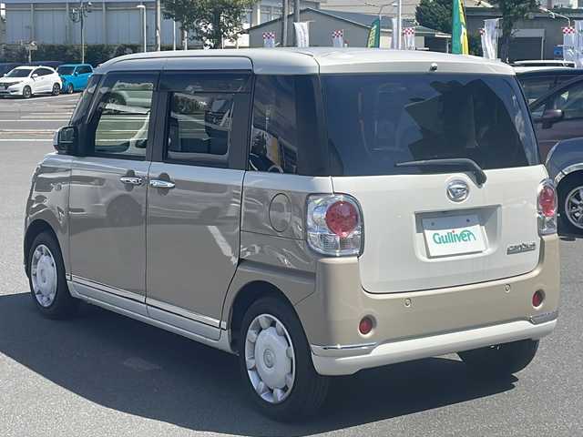 ダイハツ ムーヴ キャンバス G ブラックインテリア リミテッド SAⅢ 長野県 2020(令2)年 3.6万km パールホワイトⅢ/ナチュラルベージュマイカメタリック 2トーン 純正ナビ/（ＮＭＺＫ－Ｗ７００D）/BluetoothAudio/ステアリングスイッチ/DVD再生可能/全周囲カメラ/フルセグTV/バックカメラ/両側電動スライドドア/オートマチックハイビーム/アイドリングストップ/衝突軽減ブレーキ/LEDヘッドライト/プッシュスタート/フォグランプ/スマートキー/横滑り防止/オートライト/スペアキー