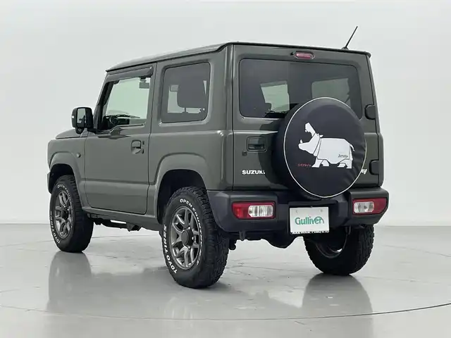 スズキ ジムニー XC 熊本県 2019(平31)年 4.3万km ジャングルグリーン 禁煙車/社外ナビCN-RE05WD（ＣＤ・ＤＶＤ・フルセグ・ＢＴ・ＳＤ・ｉｐｏｄ）/バックカメラ　/前後ドライブレコーダー　/ＥＴＣ　/クルーズコントロール　/前席シートヒーター　/ダウンヒルアシスト　/衝突軽減ブレーキ　/レーンキープアシスト/デュアルセンサーブレーキサポート/横滑り防止/ドアバイザー/ヘッドライトウォッシャー/背面タイヤ/純正フロアマット/純正16インチAW/オートライト/LEDヘッドライト/フォグランプ/スマートキー/プッシュスタート/スペアキー1本/保証書/取扱説明書