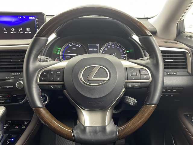 レクサス ＲＸ 450h バージョンL 茨城県 2019(令1)年 3.3万km ディープブルーマイカ 純正ナビ/フルセグTV/全方位カメラ/ETC2.0/追従クルーズコントロール/ドライブレコーダー/HUD/ステアリングヒーター/パワーシート/シートヒーター/シートクーラー/アイドリングストップ/電動リアゲート/純正20インチアルミホイール/LEDヘッドライト/衝突軽減ブレーキ/横滑り防止装置