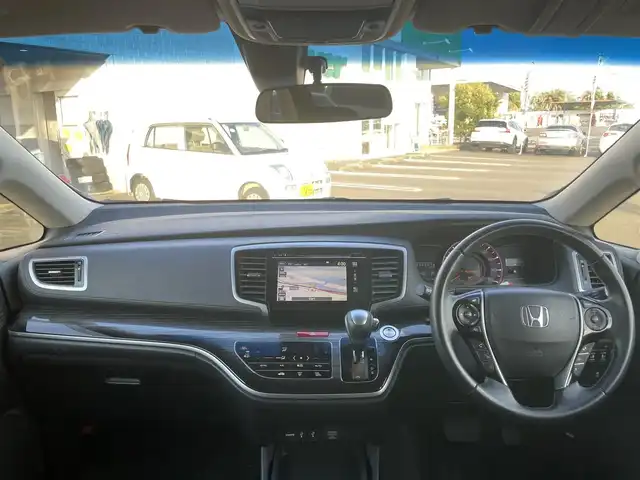 ホンダ オデッセイ アブソルート EX 宮崎県 2014(平26)年 8.2万km プレミアムヴィーナスブラックP 純正ナビ/・Bluetooth・フルセグTV・DVD/全方位カメラ/両側パワースライドドア/ビルトインETC/クルーズコントロール/CTBA/LEDヘッドライト/フォグライト/ブラインドスポットモニター/純正フロアマット/純正18インチアルミホイール/ハーフレザーシート/D席パワーシート/プッシュスタート