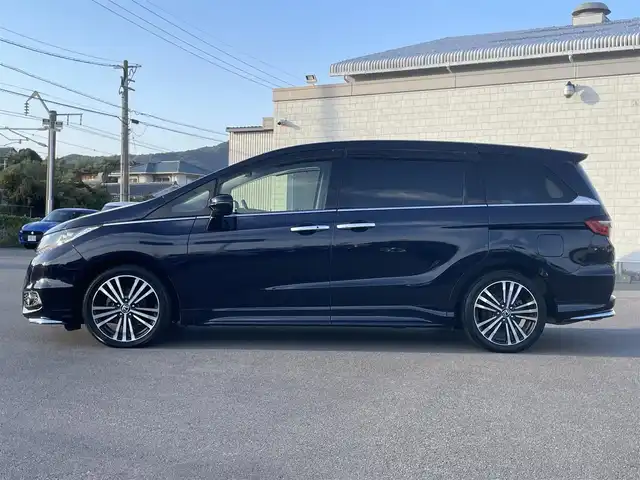 ホンダ オデッセイ アブソルート EX 宮崎県 2014(平26)年 8.2万km プレミアムヴィーナスブラックP 純正ナビ/・Bluetooth・フルセグTV・DVD/全方位カメラ/両側パワースライドドア/ビルトインETC/クルーズコントロール/CTBA/LEDヘッドライト/フォグライト/ブラインドスポットモニター/純正フロアマット/純正18インチアルミホイール/ハーフレザーシート/D席パワーシート/プッシュスタート