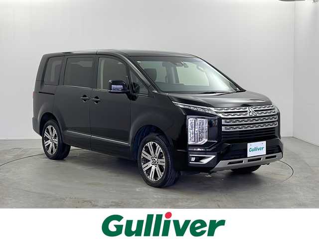 三菱 デリカＤ：５ G パワーパッケージ 栃木県 2021(令3)年 3.8万km ダイヤモンドブラックマイカ 禁煙車/4WD/純正10インチメモリーナビ/・CD/DVD/SD/Bluetooth/HDMI/USB/フルセグTV/アラウンドビューモニター/e-Asist/・衝突被害軽減ブレーキ/・レーダークルーズコントロール/・オートマチックハイビーム/・誤発進抑制機能/・車線逸脱警報/・ブラインドスポットモニター/両側ワンタッチ開閉パワースライドドア/オートサイドステップ/パワーバックドア/電動パーキング/LEDヘッドライト/D席パワーシート/前席シートヒーター/パドルシフト/ステアリングヒーター/ETC/前側ドライブレコーダー/スマートキー×2/保証書/取扱説明書