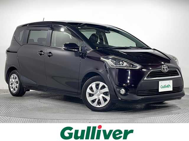 トヨタ シエンタ G クエロ 広島県 2017(平29)年 3.2万km クールボルドーガラスフレーク 純正ナビ　/両側パワースライドドア　/バックカメラ　/フルセグ　/コーナーセンサー　/レーンキープアシスト　/オーハイビーム　/オートライト　/LEDヘッドランプ　/衝突軽減ブレーキ　/フォグランプ　/ETC　/スマートキー/純正15インチアルミキャップ(185/60/R15)/エアバック（運転席/助手席）