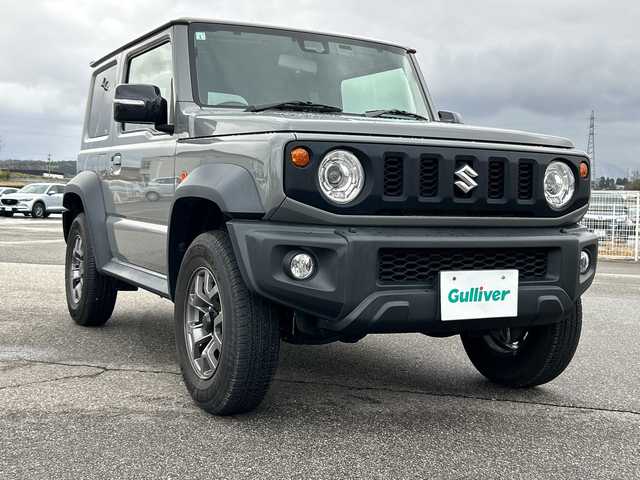 スズキ ジムニー シエラ JC 富山県 2021(令3)年 2.3万km ミディアムグレー 禁煙車/４ＷＤ/車種専用アルパインナビ/型式：X9NXL/【フルセグTV/Bluetooth/CD/DVD/SD/HDMI】/Carplay/AndoroidAuto/アルパインドイブレコーダー前後/プッシュスタート/スマートキー×２/クルーズコントロール/前席シートヒーター/ビルトインＥＴＣ/純正フロアマット/純正アルミホイール/室内LED照明/電動格納ミラー/LEDヘッドライト