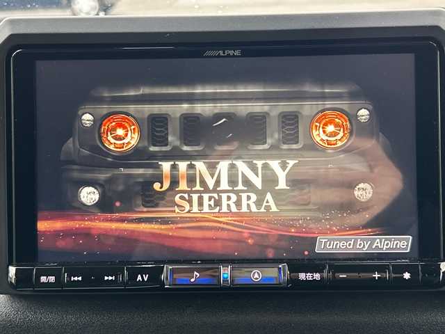 スズキ ジムニー シエラ JC 富山県 2021(令3)年 2.3万km ミディアムグレー 禁煙車/４ＷＤ/車種専用アルパインナビ/型式：X9NXL/【フルセグTV/Bluetooth/CD/DVD/SD/HDMI】/Carplay/AndoroidAuto/アルパインドイブレコーダー前後/プッシュスタート/スマートキー×２/クルーズコントロール/前席シートヒーター/ビルトインＥＴＣ/純正フロアマット/純正アルミホイール/室内LED照明/電動格納ミラー/LEDヘッドライト