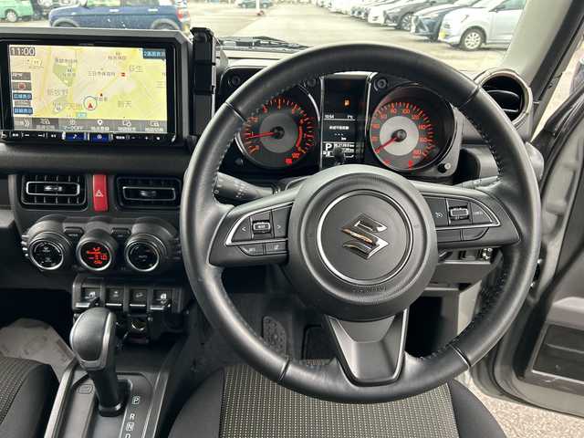 スズキ ジムニー シエラ JC 富山県 2021(令3)年 2.3万km ミディアムグレー 禁煙車/４ＷＤ/車種専用アルパインナビ/型式：X9NXL/【フルセグTV/Bluetooth/CD/DVD/SD/HDMI】/Carplay/AndoroidAuto/アルパインドイブレコーダー前後/プッシュスタート/スマートキー×２/クルーズコントロール/前席シートヒーター/ビルトインＥＴＣ/純正フロアマット/純正アルミホイール/室内LED照明/電動格納ミラー/LEDヘッドライト