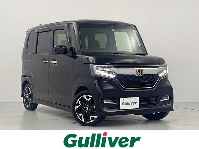 ホンダ Ｎ ＢＯＸ カスタム G L ターボ ホンダセンシング 大阪府 2018(平30)年 2.2万km クリスタルブラックパール ホンダセンシング/・衝突軽減ブレーキ/・レーンキープアシスト/・レーダークルーズコントロール/純正メモリナビ/   フルセグTV/CD/DVD/Bluetooth/バックカメラ/両側パワースライドドア/ハーフレザーシート/革巻きステアリング/パドルシフト/ステアリングスイッチ/純正15インチアルミホイール/純正フロアマット/ETC