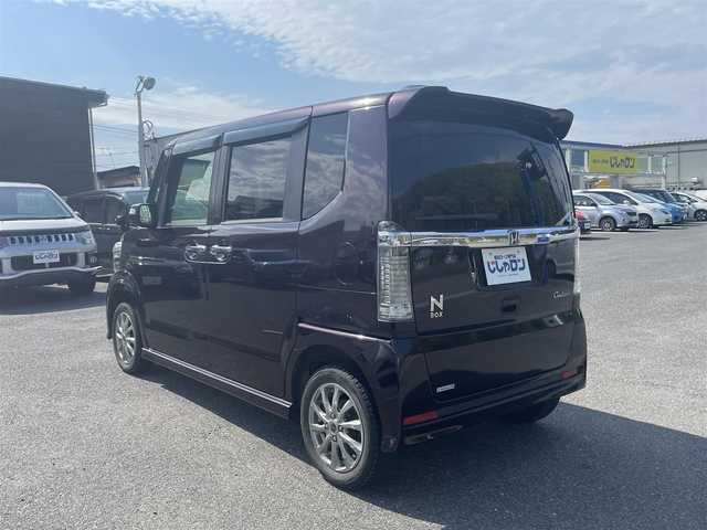 ホンダ Ｎ ＢＯＸ カスタム G Lパッケージ 山形県 2016(平28)年 9.4万km パープル (株)IDOMが運営する【じしゃロン山形店】の自社ローン専用車両になります。/こちらは現金またはオートローンご利用時の価格です。/自社ローンご希望の方は別途その旨お申付け下さい。/オーディオレス（穴）/ビルトインETC/D/N席シートヒーター/片側パワースライドドア/電格ウィンカーミラー/後席サンシェード/D/N席背面テーブル/HIDライト/プッシュスタート/スマートキー/横滑り防止/ISOFIX
