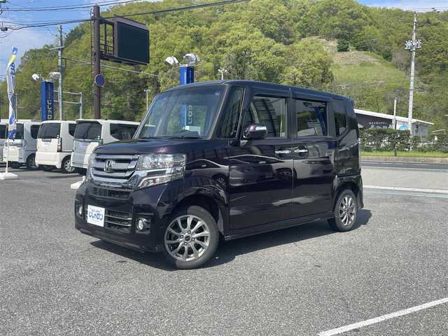 ホンダ Ｎ ＢＯＸ カスタム G Lパッケージ 山形県 2016(平28)年 9.4万km パープル (株)IDOMが運営する【じしゃロン山形店】の自社ローン専用車両になります。/こちらは現金またはオートローンご利用時の価格です。/自社ローンご希望の方は別途その旨お申付け下さい。/オーディオレス（穴）/ビルトインETC/D/N席シートヒーター/片側パワースライドドア/電格ウィンカーミラー/後席サンシェード/D/N席背面テーブル/HIDライト/プッシュスタート/スマートキー/横滑り防止/ISOFIX