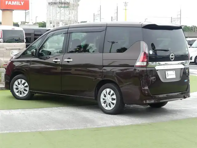 日産 セレナ X 千葉県 2017(平29)年 6.9万km インペリアルアンバーP エマージェンシーブレーキ/両側パワースライドドア/9インチ純正SDナビ/地デジTV/【DVD/CD再生機能】/アラウンドビューモニター/ドライブレコーダー/フリップダウンモニター/ETC/コーナーセンサー/ウインカーミラー/インテリジェントキー