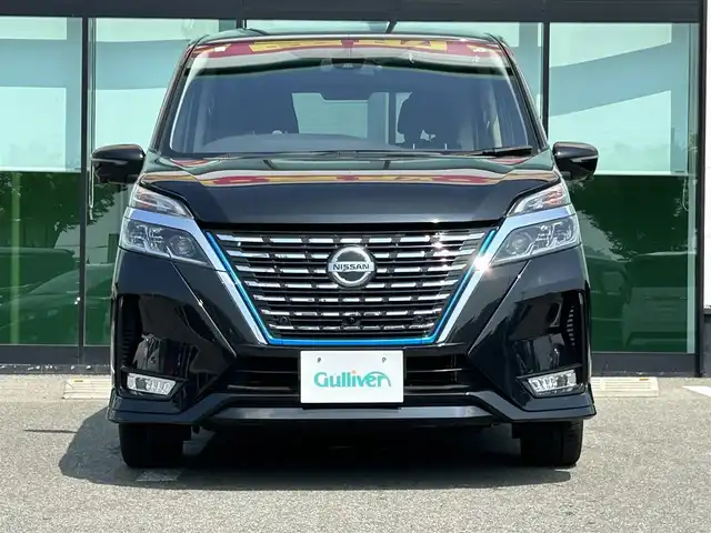 日産 セレナ e－パワー ハイウェイスター V 和歌山県 2020(令2)年 6.6万km ダイヤモンドブラック 純正ナビ/フリップダウンモニター/フルセグTV/アラウンドビューモニター/（BT/CD/DVD)/エマージェンシーブレーキ/プロパイロット/パーキングアシスト/横滑り防止装置/ドライブレコーダー/ビルトインETC/純正フロアマット/純正アルミホイール/LEDヘッドライト/フォグランプ/オートライト