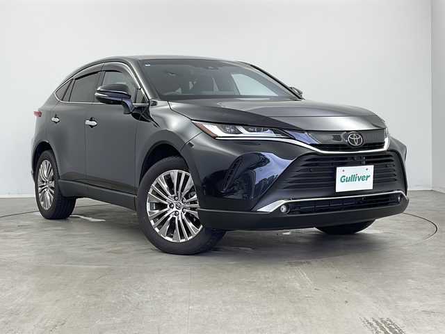 トヨタ ハリアー Z 新潟県 2023(令5)年 1.7万km プレシャスブラックパール 純正メーカーOPナビ/プリクラッシュセーフティ/レーダークルーズコントロール/レーンキープアシスト/ハーフレザー/パノラミックビューモニター/デジタルインナーミラー/パワーバックドア/ブラインドスポットモニター/ETC/オートライト/オートハイビーム/LEDヘッドライト/パワーシート