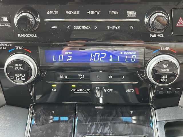 トヨタ アルファードハイブリット SR Cパッケージ 道北・旭川 2019(平31)年 3.6万km スパークリングブラックパールクリスタルシャイン ・4WD/・禁煙車/・ワンオーナー/・JBLサウンド/・黒革シート/・3眼LEDヘッドライト/・純正SDナビ/ CD/DVD/BD/USB/AUX/SD/MSV/フルセグ/・パノラミックビューモニター/・リアエンターテイメント/・デジタルインナーミラー /・1500W/・両側電動ドア/・電動リアゲート/・PCS/・LTA/・BSM/・PKSB/・RCTA/・RSA/・ACC/・オートハイビーム/・オートライト/・LEDヘッドライト/・フォグライト/・リアフォグ/・ステアリングヒーター/・運転席メモリシート/・パワーシート /・シートヒーター/エアシート /・サンシェード/・スマートキー/・純正フロアマット