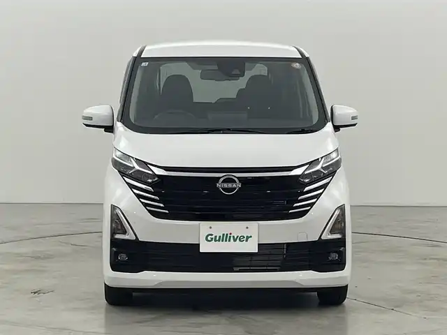 日産 デイズ ハイウェイスターX 福島県 2025(令7)年 0.3万km ホワイトパール 純正９型ナビ（ＢＴ，フルセグＴＶ）　/アラウンドビューモニター　/コーナーセンサー　/エマージェンシーブレーキ　/レーンキープ　/先行車発進お知らせ　/アイドリングストップ　/純正１４インチＡＷ　/ＬＥＤヘッドライト