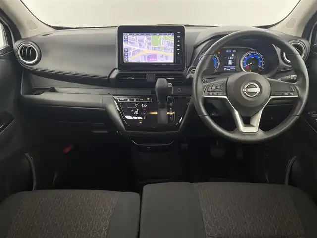 日産 デイズ ハイウェイスターX 福島県 2025(令7)年 0.3万km ホワイトパール 純正９型ナビ（ＢＴ，フルセグＴＶ）　/アラウンドビューモニター　/コーナーセンサー　/エマージェンシーブレーキ　/レーンキープ　/先行車発進お知らせ　/アイドリングストップ　/純正１４インチＡＷ　/ＬＥＤヘッドライト