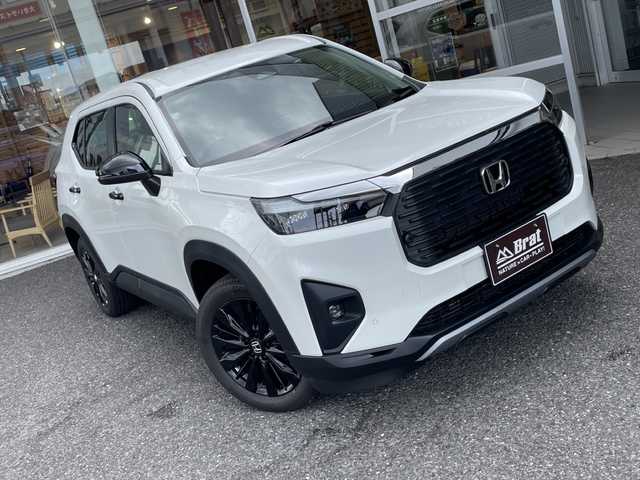ホンダ ＷＲ－Ｖ Z ブラックスタイル 福島県 2025(令7)年 0.1千km プラチナホワイトパール カーテンエアバック/オートクルーズコントロール/Wエアコン/Bluetooth/USB入力端子/スマートキー/ハーフレザーシート/オートライト/LEDヘッドライト/フロントフォグランプ/純正AW/MTモード付/禁煙車/登録済未使用車/衝突被害軽減ブレーキ/横滑り防止/レーンキープアシスト/アクセル踏み間違い防止装置/オートマチックハイビーム/盗難防止装置