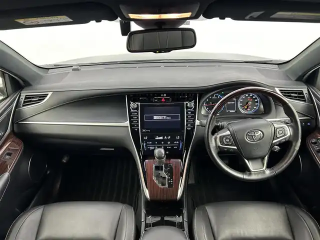 トヨタ ハリアー プレミアム アドバンスドP 愛知県 2016(平28)年 3.5万km スパークリングブラックパールクリスタルシャイン JBLプレミアムサウンド/トヨタセーフティセンス/　・プリクラッシュセーフティ/　・レーンディパーチャーアラート/　・クリアランスソナー/　・レーダークルーズコントロール/メーカーナビ/　（BT/フルセグTV/CD/DVD/USB）/パノラミックビューモニター/ETC2.0/ドラレコ/パワーバックドア/ハーフレザーシート/運転席パワーシート/ウッドコンビハンドル/純正18インチAW