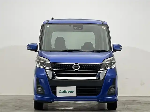 日産 デイズ ルークス ハイウェイスターX 滋賀県 2017(平29)年 5.5万km オーシャンブルーP 純正ナビ/(CD/DVD/フルセグ)/アラウンドビューモニター/ETC/片側電動スライド/LEDヘッドライト/オートライト/スマートキー/プッシュスタート