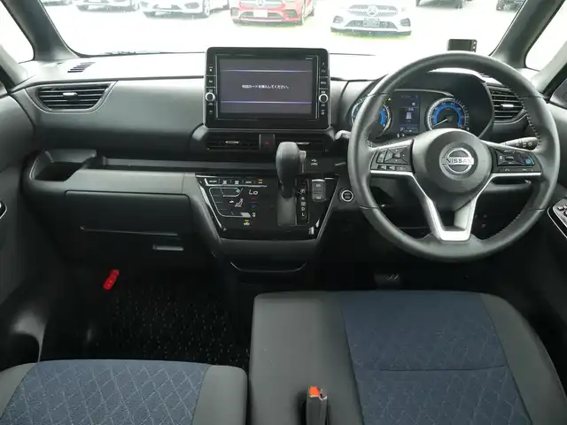 日産 ルークス HWS Gターボ プロパイロットED 千葉県 2020(令2)年 1.9万km チタニウムグレーM/シルキーホワイト エマージェンシーブレーキ/プロパイロット/インテリジェントクルーズコントロール/両側パワースライドドア/9インチ純正SDナビ/地デジTV/【DVD/CD再生機能】/アラウンドビューモニター/ドライブレコーダー（前後撮影）/革巻きステアリング/ステアリングスイッチ/ETC/LEDヘッドライト/フォグライト/ウインカーミラー/コーナーセンサー/純正15インチアルミホイル/サイド/カーテンエアバッグ/インテリジェントキー