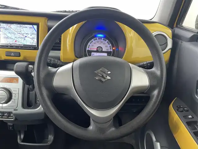 スズキ ハスラー G 道央・札幌 2016(平28)年 3.2万km アクティブイエロー/ブラック2トーンルーフ ・ワンオーナー/・４WD/・社外メモリナビ/・CD/DVD/BT/フルセグ/USB/SD/iPod/・バックカメラ/・純正エンジンスターター/・衝突軽減ブレーキ/・横滑り防止装置/・アイドリングストップ/・シートヒーター/・ダウンヒルアシストコントロール/・ハロゲンヘッドライト/・純正スチールホイール/・オートエアコン/・ドアバイザー/・純正フロアマット/・保証書/・プッシュスタート/・スマートキー