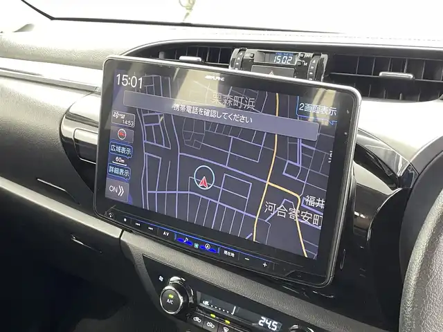 トヨタ ハイラックス Z 福井県 2021(令3)年 7.6万km オキサイドブロンズM アルパイン11インチナビ/・Bluetooth/CD/DVD/HDMI/フルセグTV/AppleCarPlay/AndroidAuto/バックカメラ/ドラレコ/トノカバー/アダプティブクルーズコントロール/レーンキープアシスト/クリアランスソナー/ダウンヒルアシスト/プリクラッシュ/ETC/スペアキー/純正17インチAW夏タイヤ積込