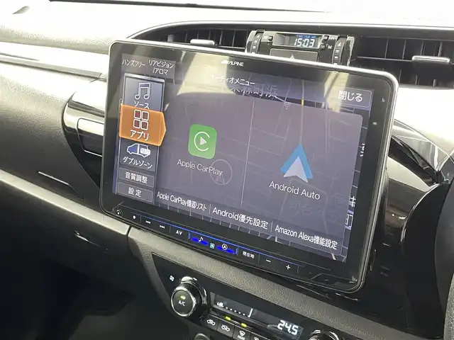 トヨタ ハイラックス Z 福井県 2021(令3)年 7.6万km オキサイドブロンズM アルパイン11インチナビ/・Bluetooth/CD/DVD/HDMI/フルセグTV/AppleCarPlay/AndroidAuto/バックカメラ/ドラレコ/トノカバー/アダプティブクルーズコントロール/レーンキープアシスト/クリアランスソナー/ダウンヒルアシスト/プリクラッシュ/ETC/スペアキー/純正17インチAW夏タイヤ積込