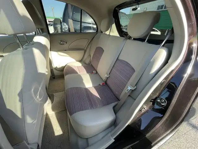 日産 マーチ ボレロ 千葉県 2013(平25)年 6万km ナイトベールパープル 純正SDナビ【MM113D-W】/バックカメラ/インテリジェントキー/ヘッドライトレベライザー/純正14インチアルミホイール/本革巻きステアリング/社外ドライブレコーダー/ETC/オートライト/アイドリングストップ/新車時保証書＆取扱説明書