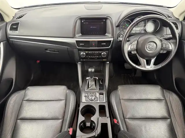 マツダ ＣＸ－５ XD Lパッケージ 愛知県 2015(平27)年 6.6万km ジェットブラックマイカ マツダコネクト/・フルセグTV/・Bluetooth/・CD/DVD/レーダークルーズコントロール/黒レザーシート/パワーシート/シートヒーター　/前後ドライブレコーダー/自動防眩ミラー/BSM/トノカバー/ETC