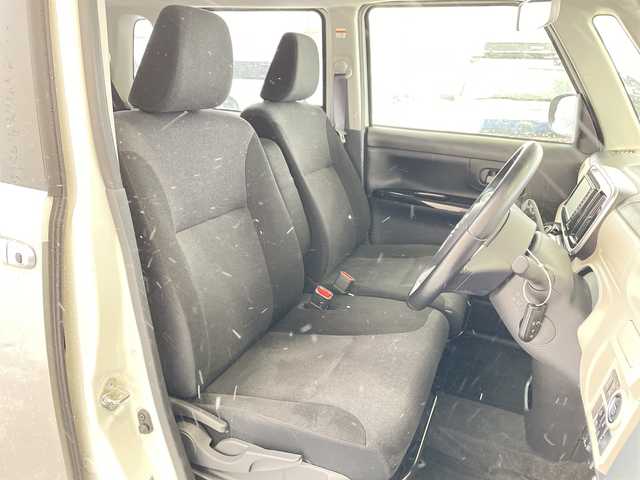 ダイハツ ムーヴ キャンバス X SA Ⅲ 道北・旭川 2021(令3)年 3.7万km パールホワイトⅢ/スムースグレーマイカメタリック 2トーン /4WD//禁煙車//純正SDナビ/CD/BT/SD//バックカメラ//両側パワースライドドア//スマートアシスト3//衝突回避支援ブレーキ//衝突警報機能（車両/歩行者）//車線逸脱警報機能//誤発進抑制機能//先行車発進お知らせ機能//オートハイビーム//横滑り防止//アイドリングストップ//オートライト//ETC//革巻きステアリング//ステアリングスイッチ//純正フロアマット//スマートキー