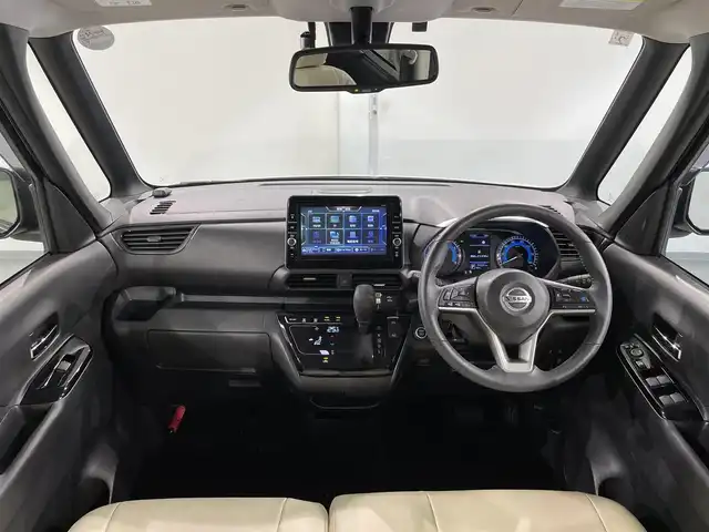日産 ルークス HWS Gターボ プロパイロットED 愛知県 2021(令3)年 5.2万km フローズンバニラパール 純正ナビ(Bluetooth/CD/DVD/USB/SD/フルセグ)/ワンオーナー/アラウンドビューモニター/レーダークルーズコントロール/衝突軽減ブレーキ/両側パワースライドドア/前後コーナーセンサー/LEDヘッドライト/フォグライト/ビルトインETC/前後ドライブレコーダー/電動パーキングブレーキ/オートブレーキホールド/純正15インチアルミホイール/純正フロアマット/純正ドアバイザー