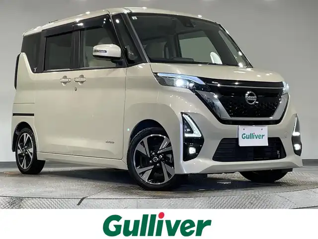 日産 ルークス HWS Gターボ プロパイロットED 愛知県 2021(令3)年 5.2万km フローズンバニラパール 純正ナビ(Bluetooth/CD/DVD/USB/SD/フルセグ)/ワンオーナー/アラウンドビューモニター/レーダークルーズコントロール/衝突軽減ブレーキ/両側パワースライドドア/前後コーナーセンサー/LEDヘッドライト/フォグライト/ビルトインETC/前後ドライブレコーダー/電動パーキングブレーキ/オートブレーキホールド/純正15インチアルミホイール/純正フロアマット/純正ドアバイザー