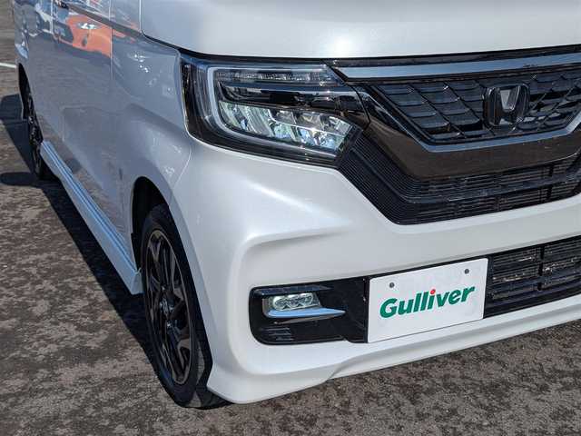 ホンダ Ｎ ＢＯＸ カスタム G L ターボ ホンダセンシング 福井県 2019(平31)年 6.3万km プラチナホワイトパール 純正15インチAW/４WD/前後ドライブレコーダー/レーダークルーズコントロール/パドルシフト/両側パワースライドドア/バックカメラ/純正8インチプレミアムインターナビ/フルセグテレビ/シートヒーター/LEDヘッドライト/衝突被害軽減システム/レーンキープアシスト/横滑り防止装置/盗難防止装置/ダブル＋サイドエアバッグ/カーテンエアバッグ/ビルトインETC/純正フロアマット