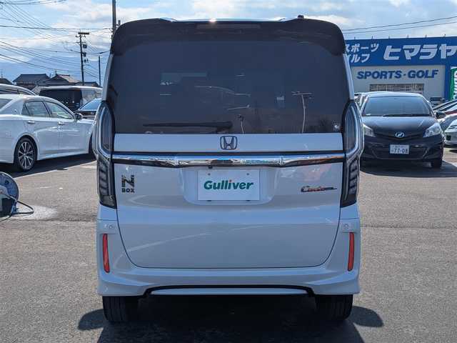 ホンダ Ｎ ＢＯＸ カスタム G L ターボ ホンダセンシング 福井県 2019(平31)年 6.3万km プラチナホワイトパール 純正15インチAW/４WD/前後ドライブレコーダー/レーダークルーズコントロール/パドルシフト/両側パワースライドドア/バックカメラ/純正8インチプレミアムインターナビ/フルセグテレビ/シートヒーター/LEDヘッドライト/衝突被害軽減システム/レーンキープアシスト/横滑り防止装置/盗難防止装置/ダブル＋サイドエアバッグ/カーテンエアバッグ/ビルトインETC/純正フロアマット