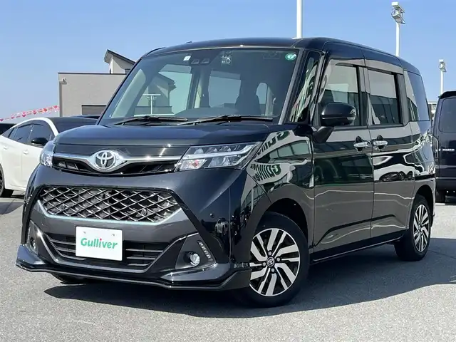 トヨタ タンク カスタムG 奈良県 2020(令2)年 2.2万km ブラックマイカメタリック 純正ナビ　/フルセグＴＶ　/BT/CD/DVD/SD/USB/HDMI/両側パワースライドドア　/前後ドライブレコーダー　/ビルトインＥＴＣ　/全方位カメラ　/クルーズコントロール　/前後コーナーセンサー　/フロントエアロ　/衝突被害軽減システム　/スマートキー/純正14インチアルミホイール/純正フロアマット/ウォークスルー/横滑り防止装置/盗難防止装置/LEDヘッドライト/オートマチックハイビーム/オートライト